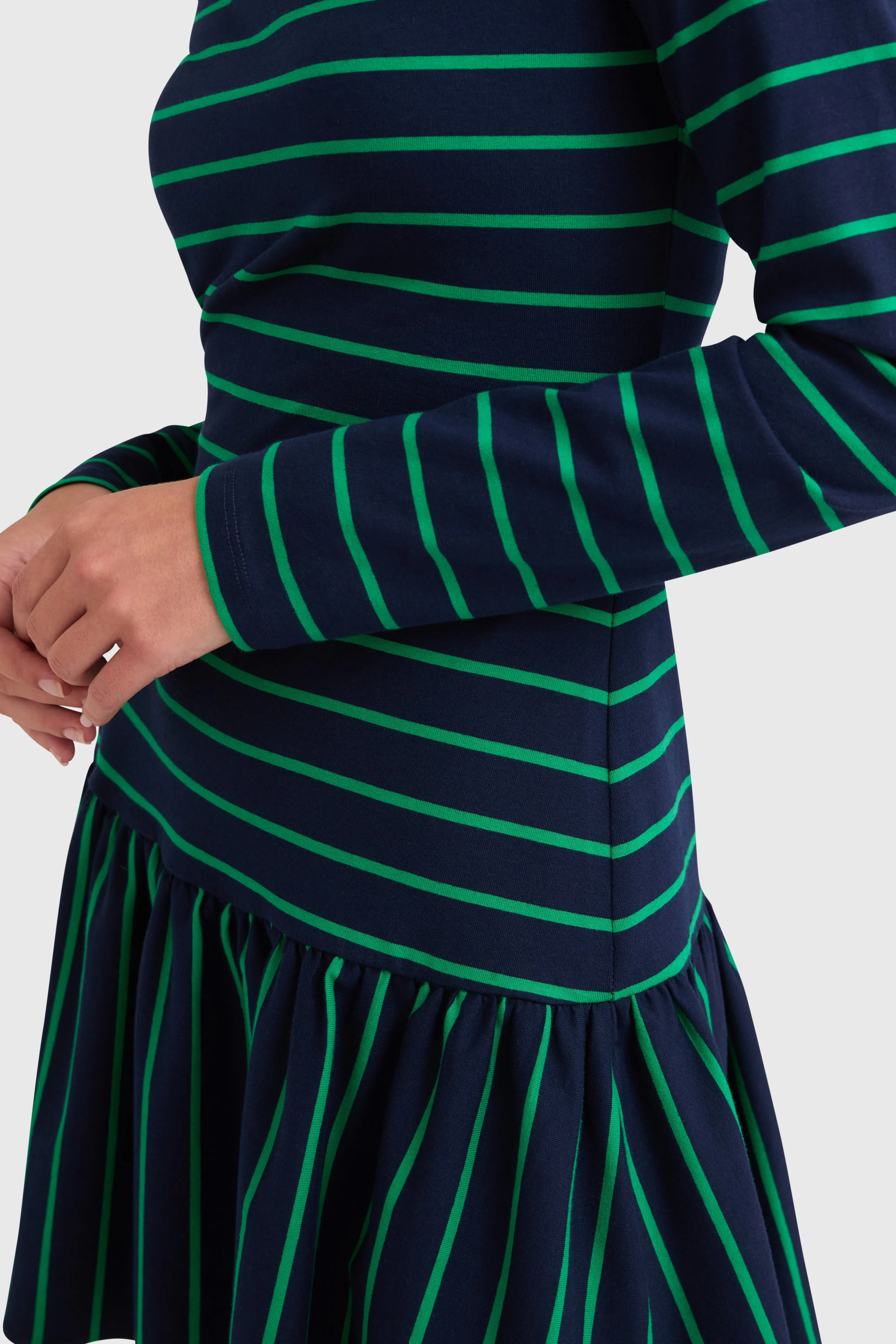 Sale Amanda Uprichard Adorno Dress Navy/Green