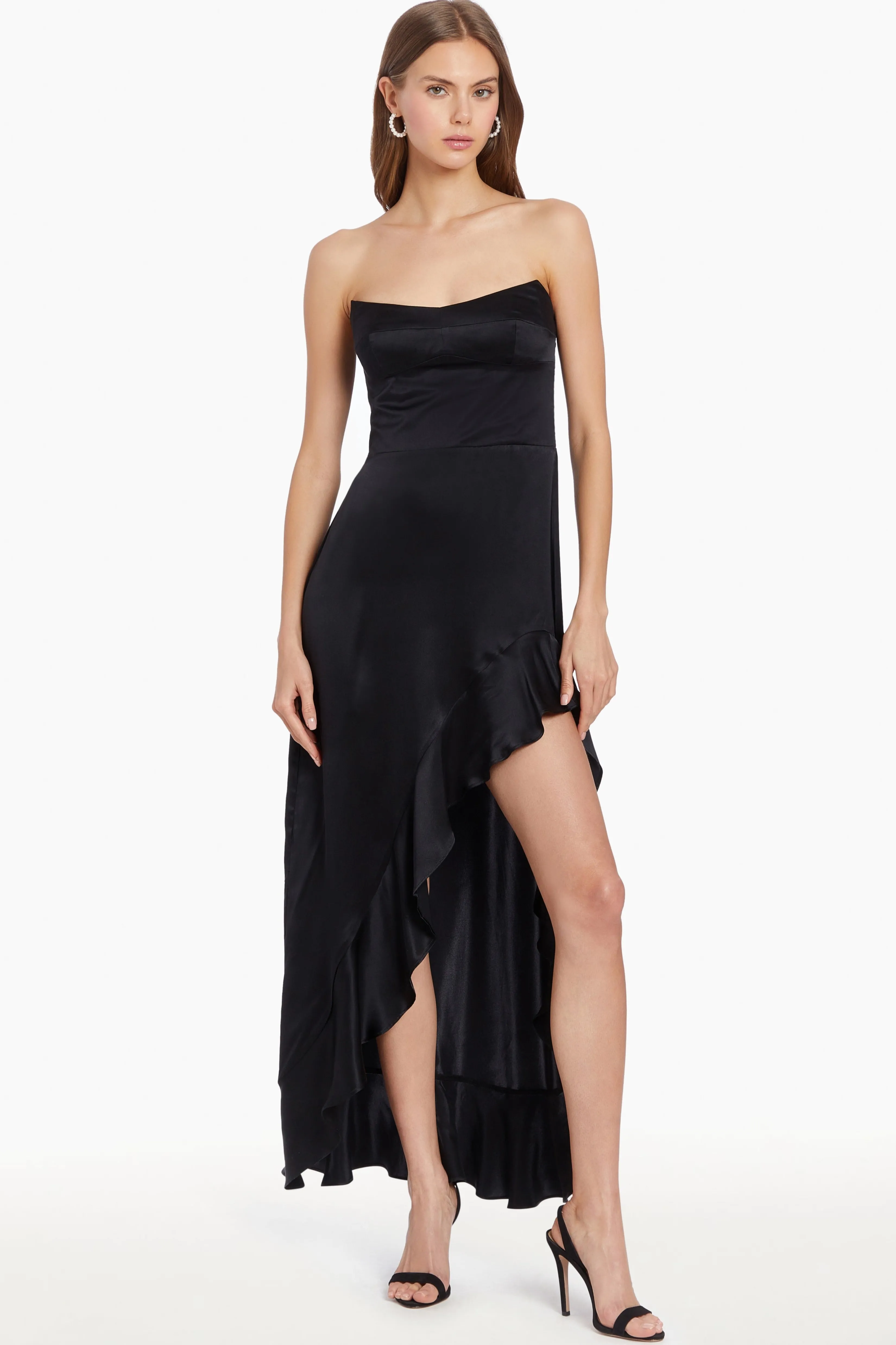 Sale Amanda Uprichard Alyse Dress Black