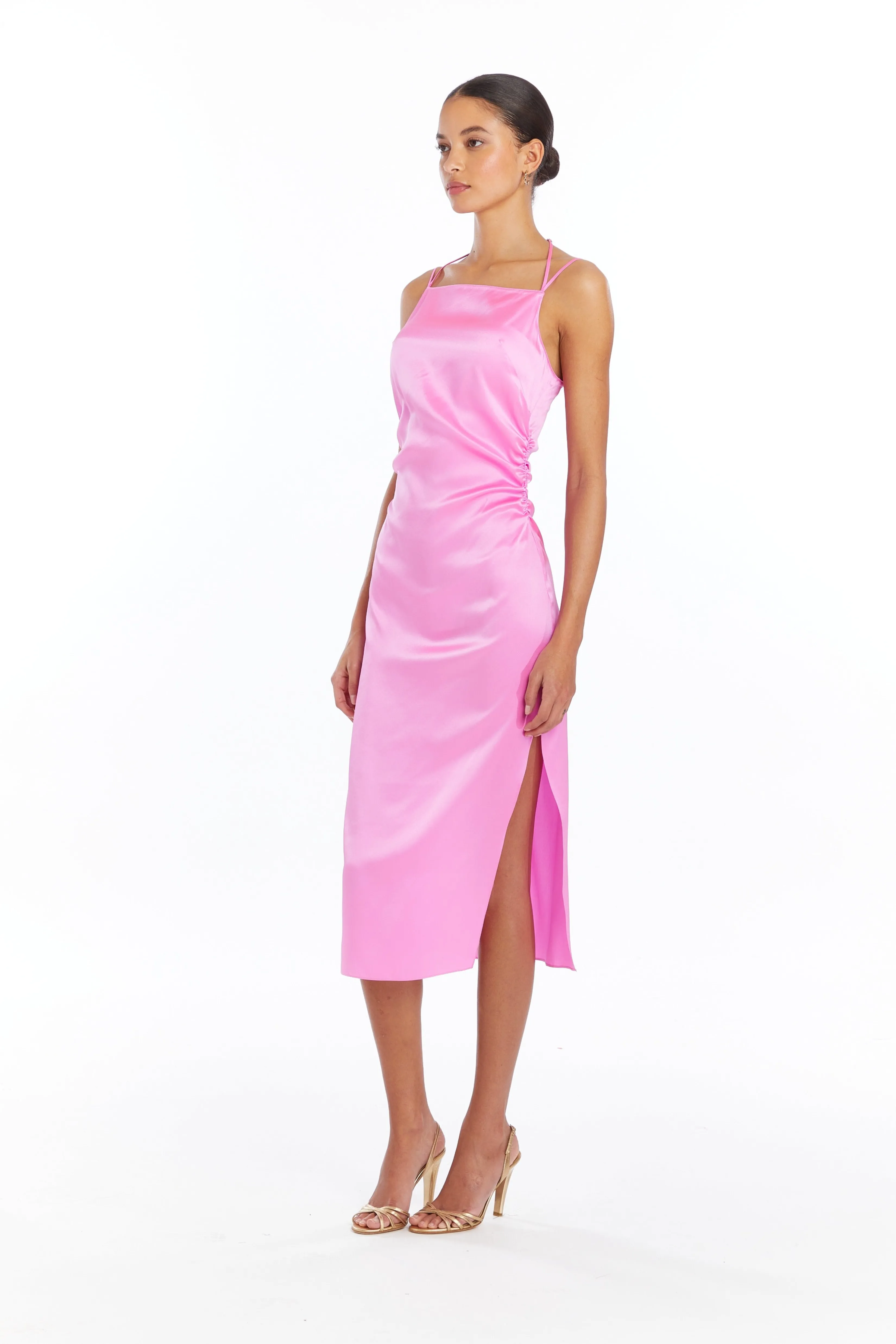 Hot Amanda Uprichard Amiyah Silk Dress Aster