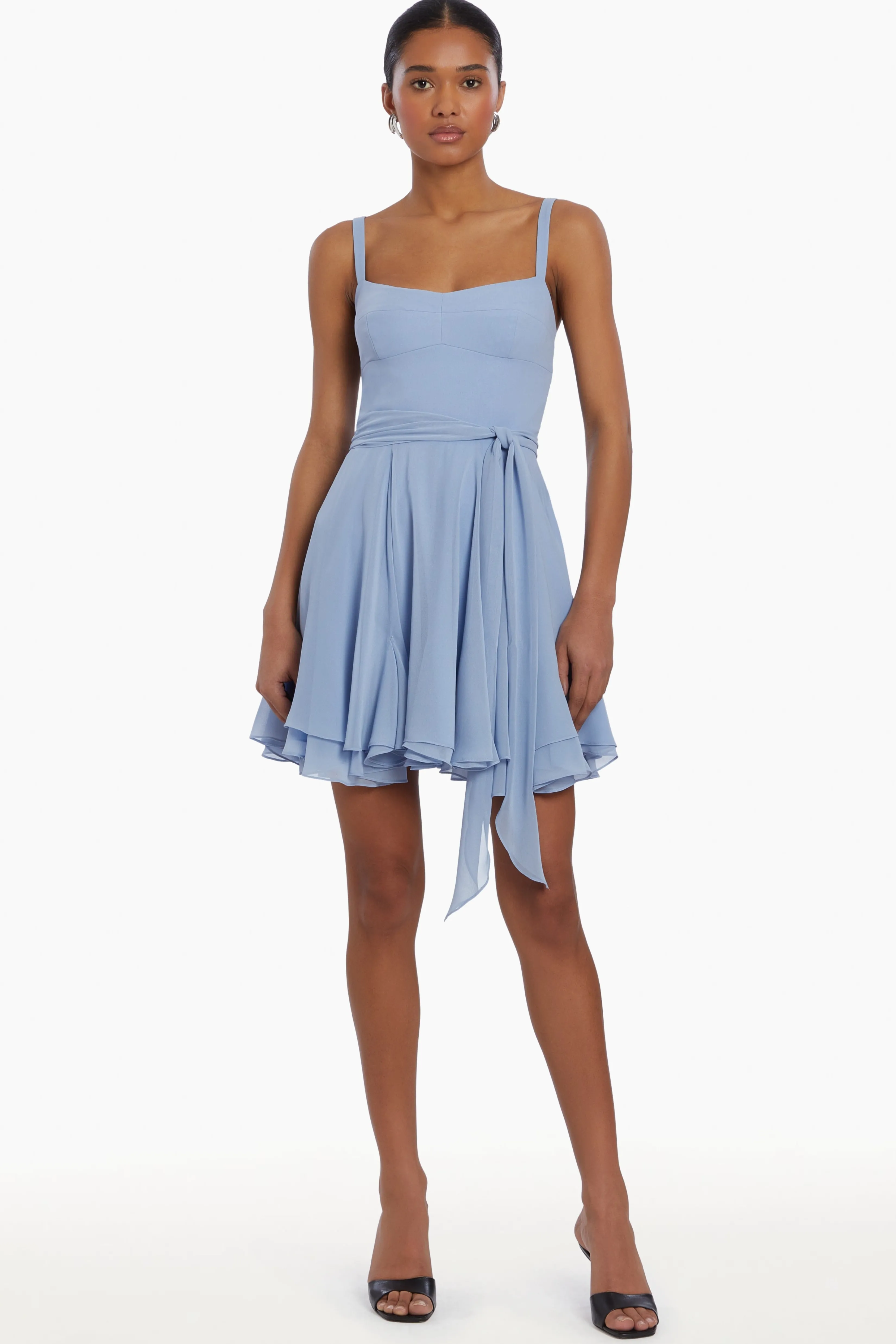 Sale Amanda Uprichard Anais Dress LightBlue