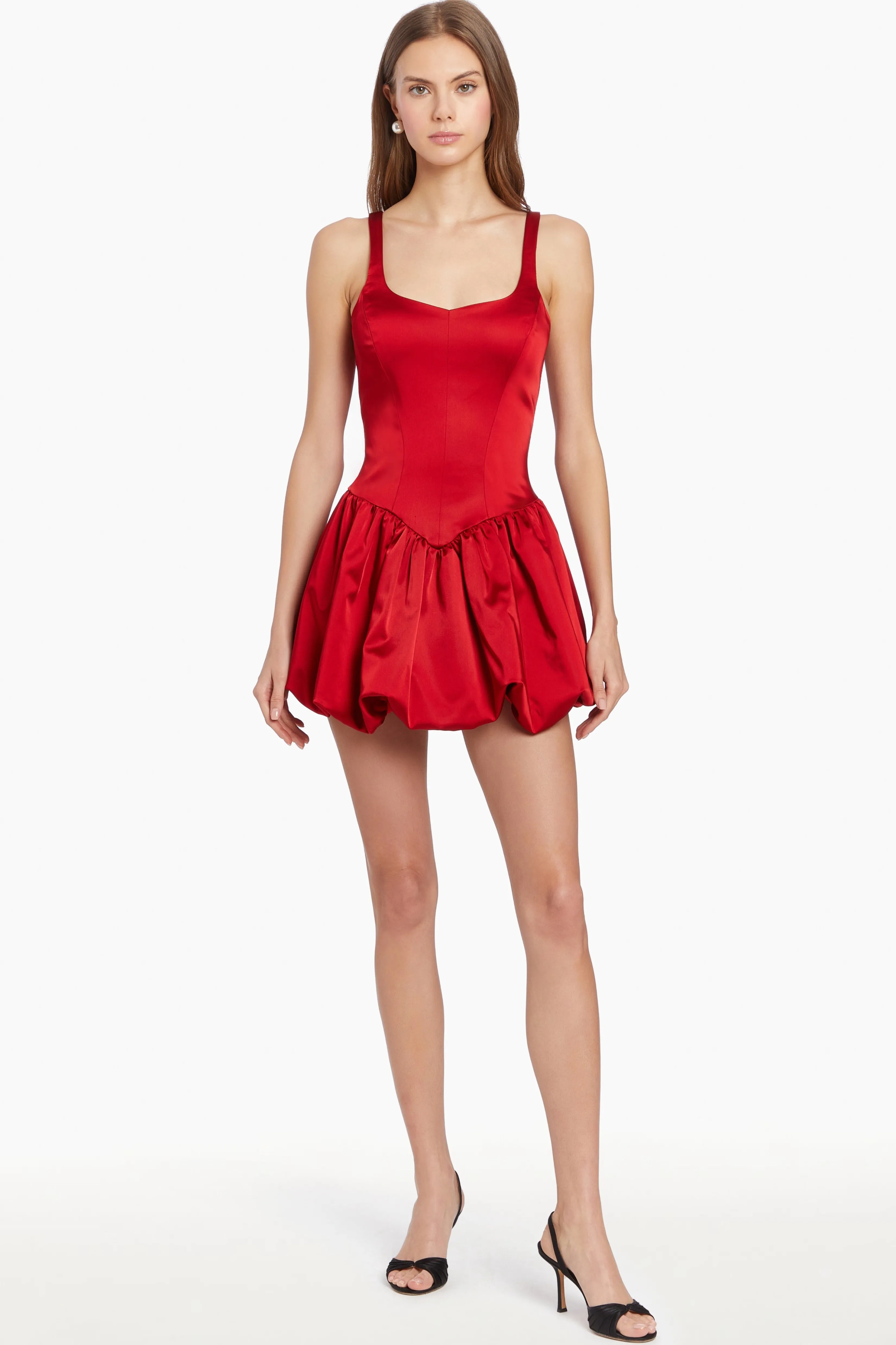 Cheap Amanda Uprichard Bettina Skort Romper Ruby