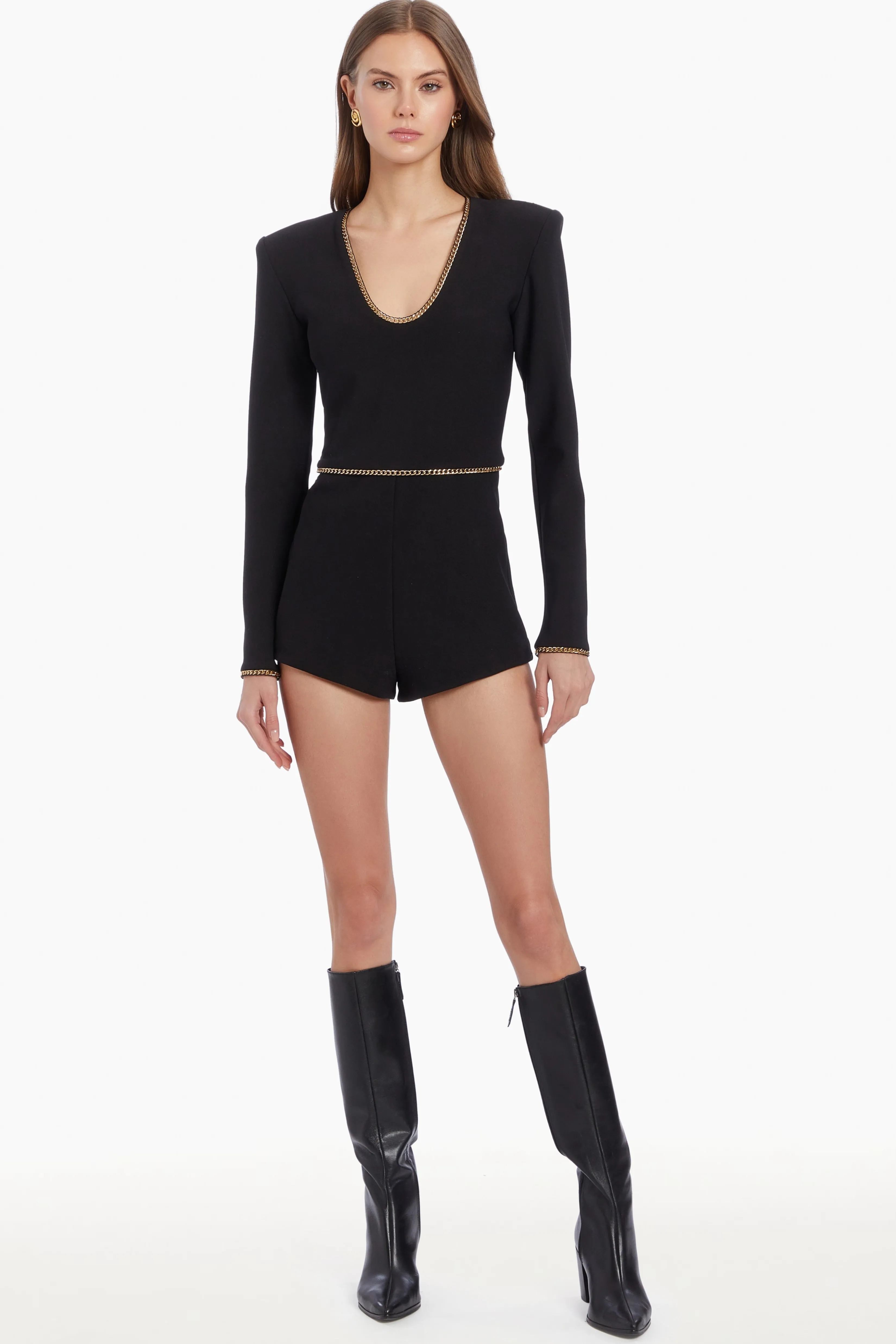 Cheap Amanda Uprichard Boheme Romper Black