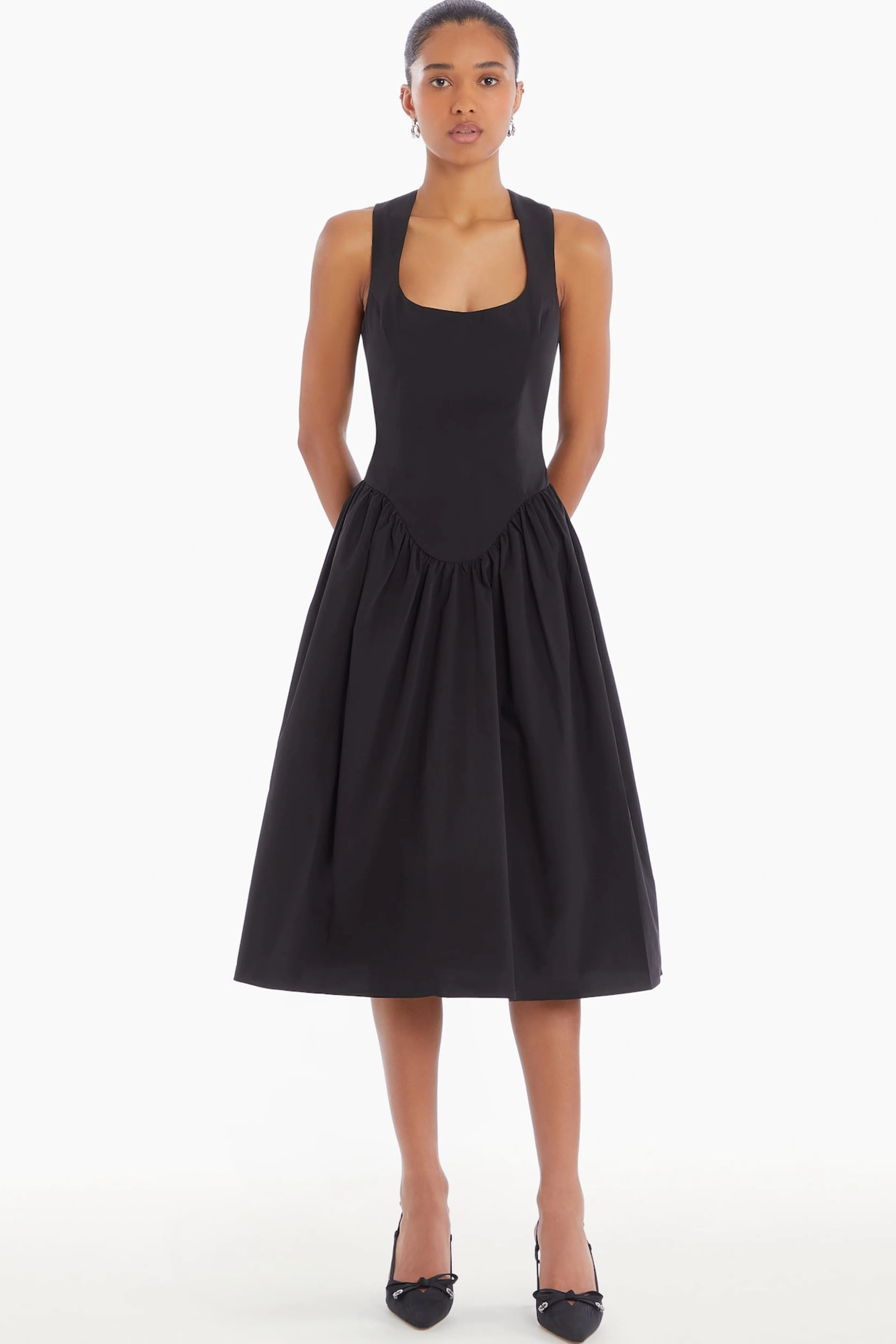 Outlet Amanda Uprichard Caspian Dress Black