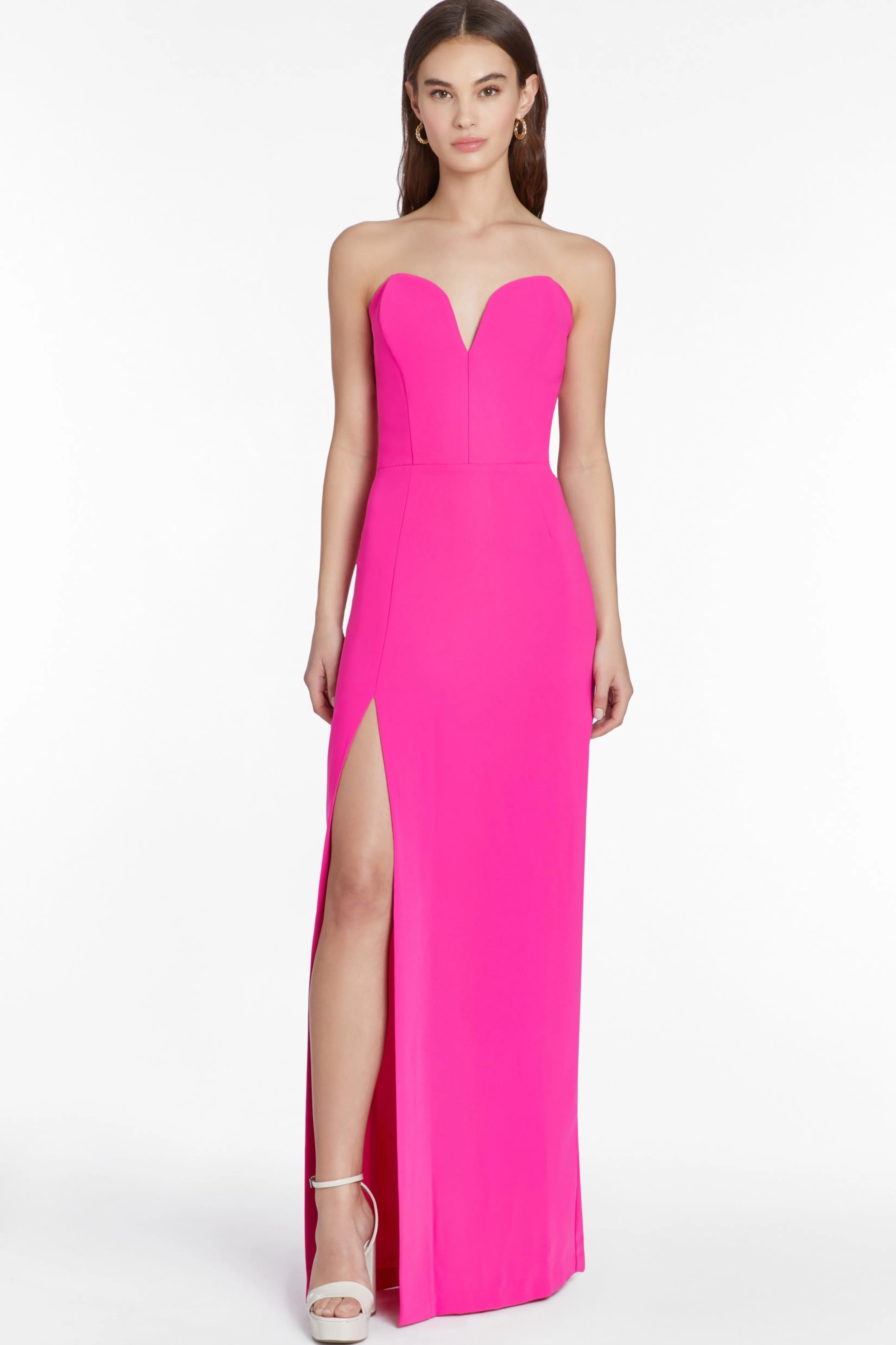 Store Amanda Uprichard Cherri Gown HotPink