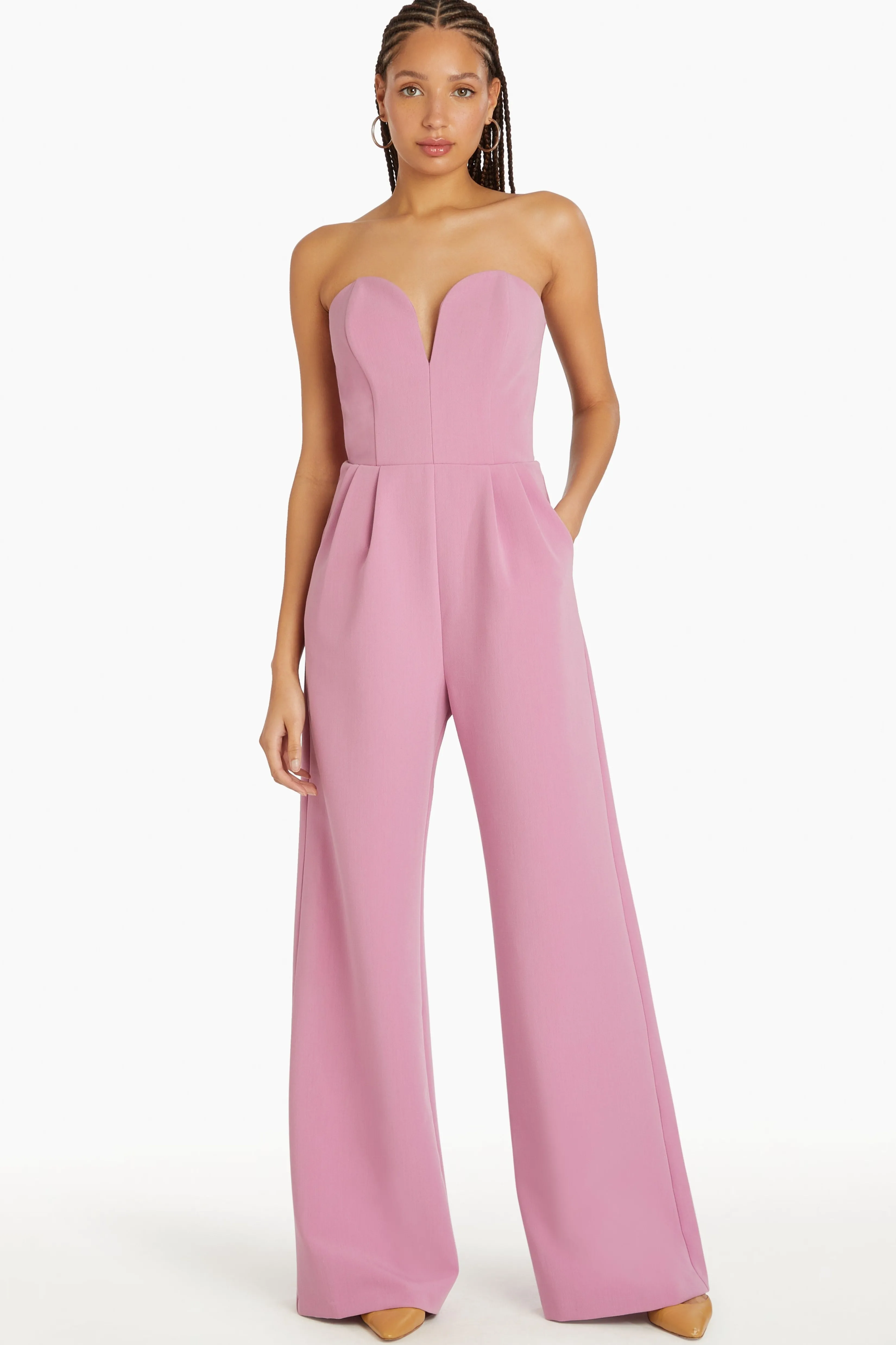 New Amanda Uprichard Cherri Jane Jumpsuit Azalea