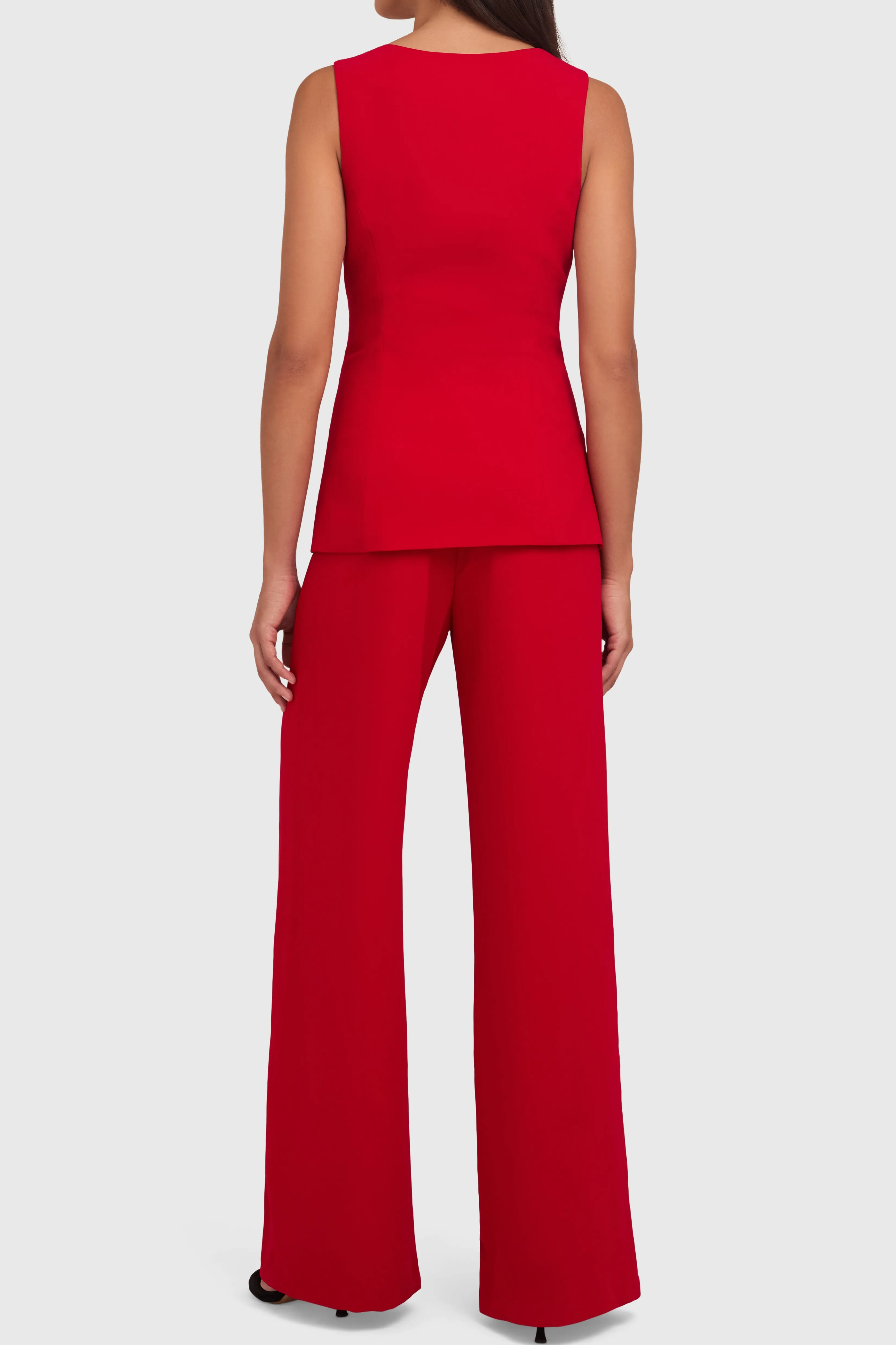 Fashion Amanda Uprichard Kya Jumpsuit Scarlet