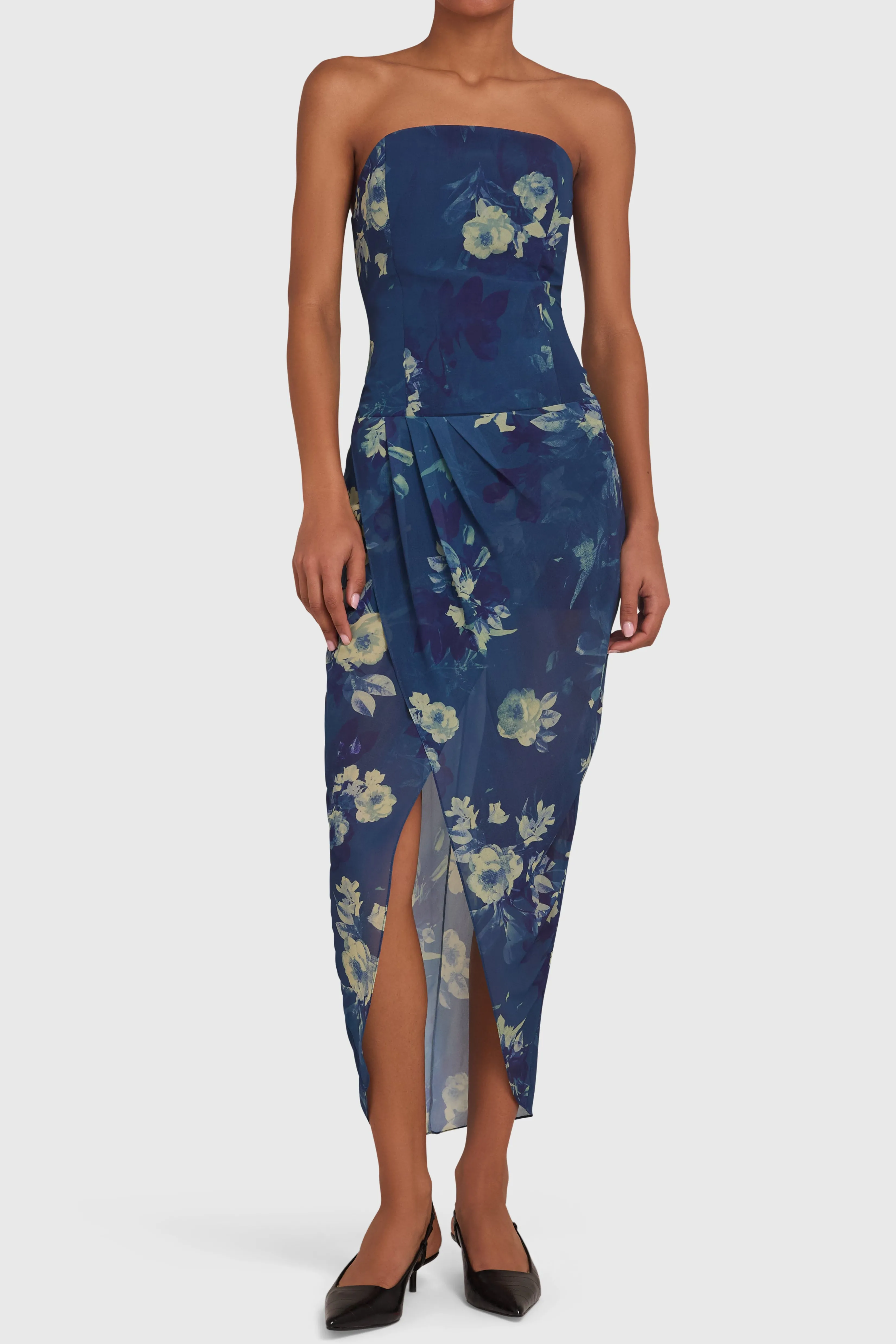 Best Sale Amanda Uprichard Lotus Dress TwilightGarden