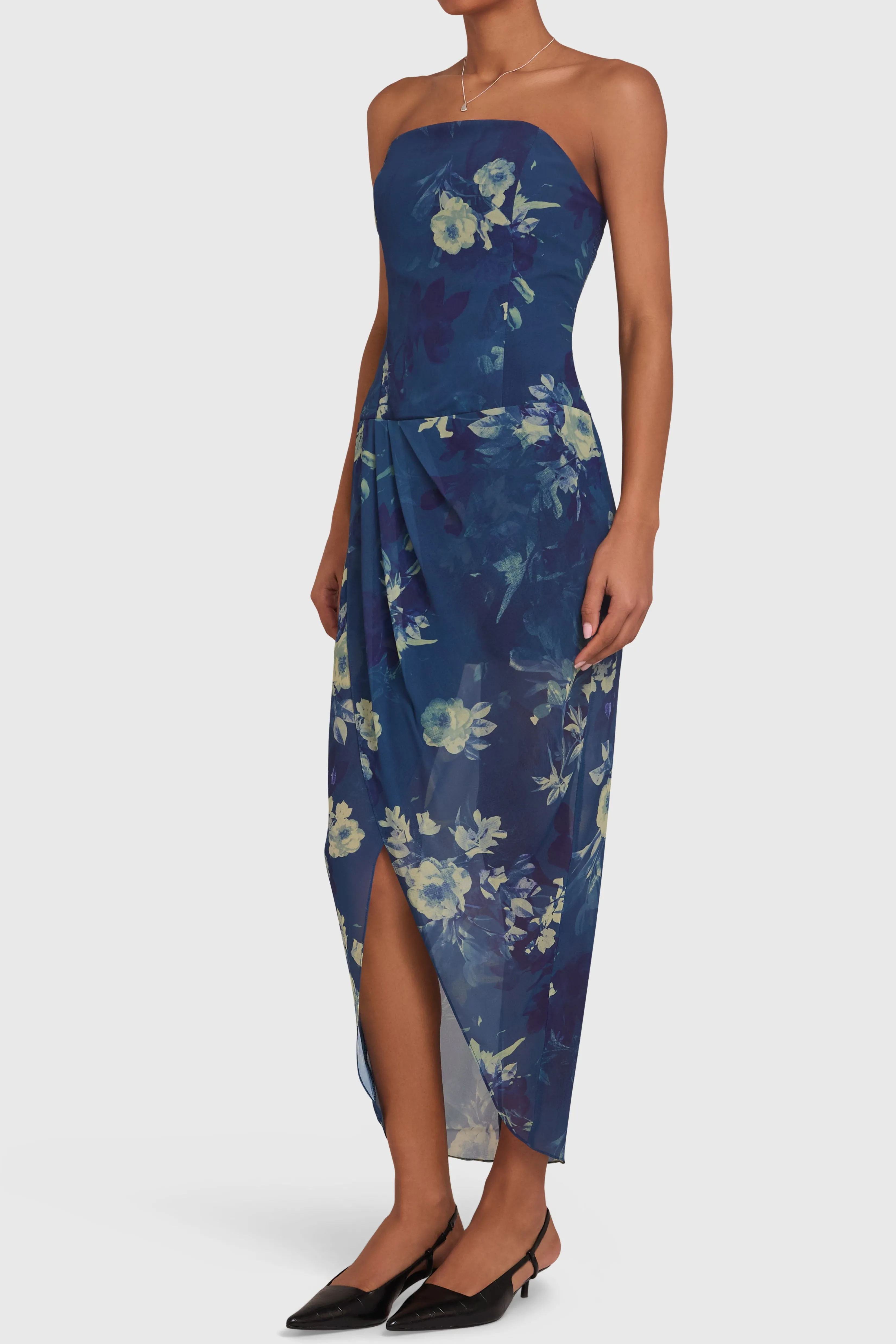 Best Sale Amanda Uprichard Lotus Dress TwilightGarden