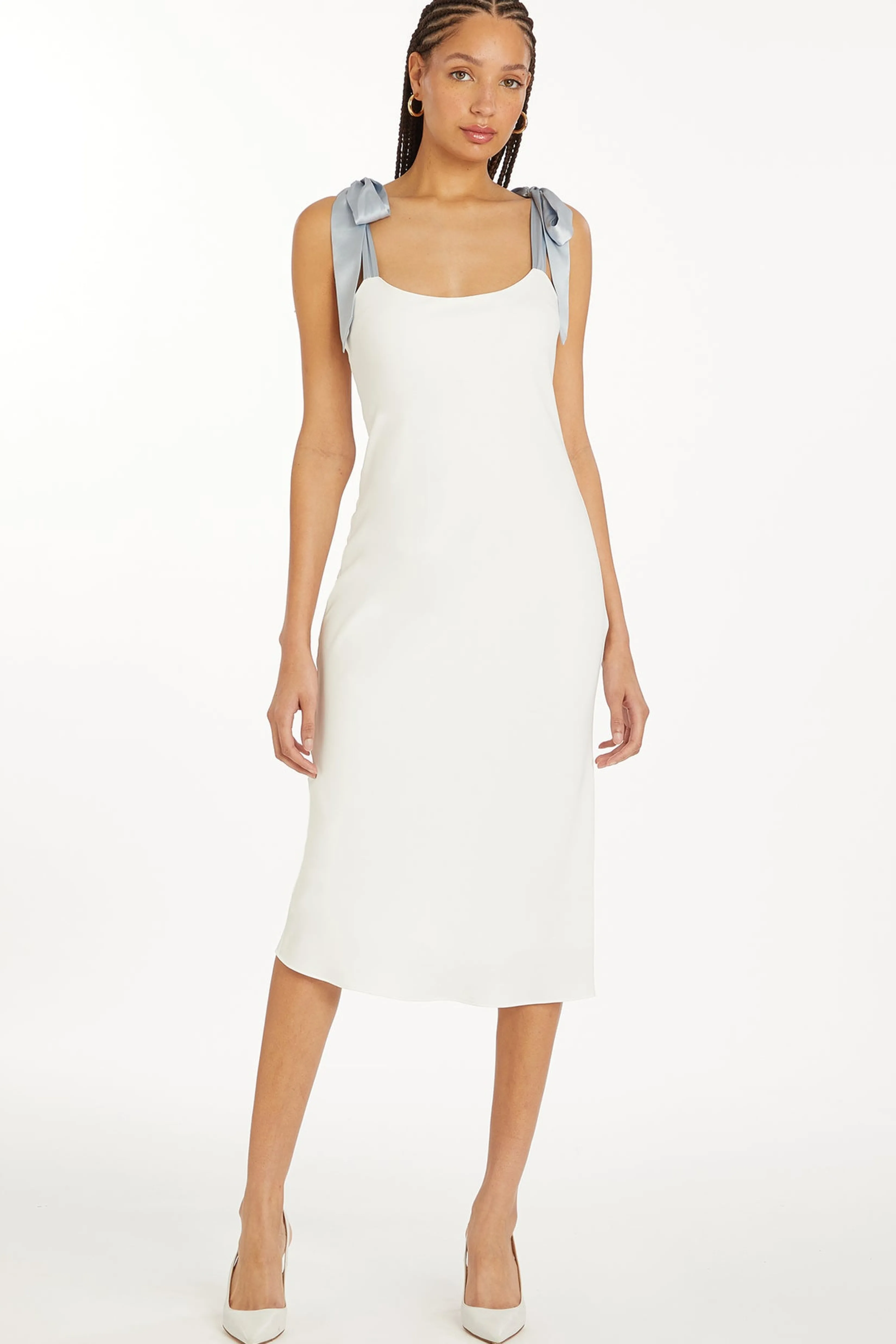 Store Amanda Uprichard Lusana Dress Aero/Ivory