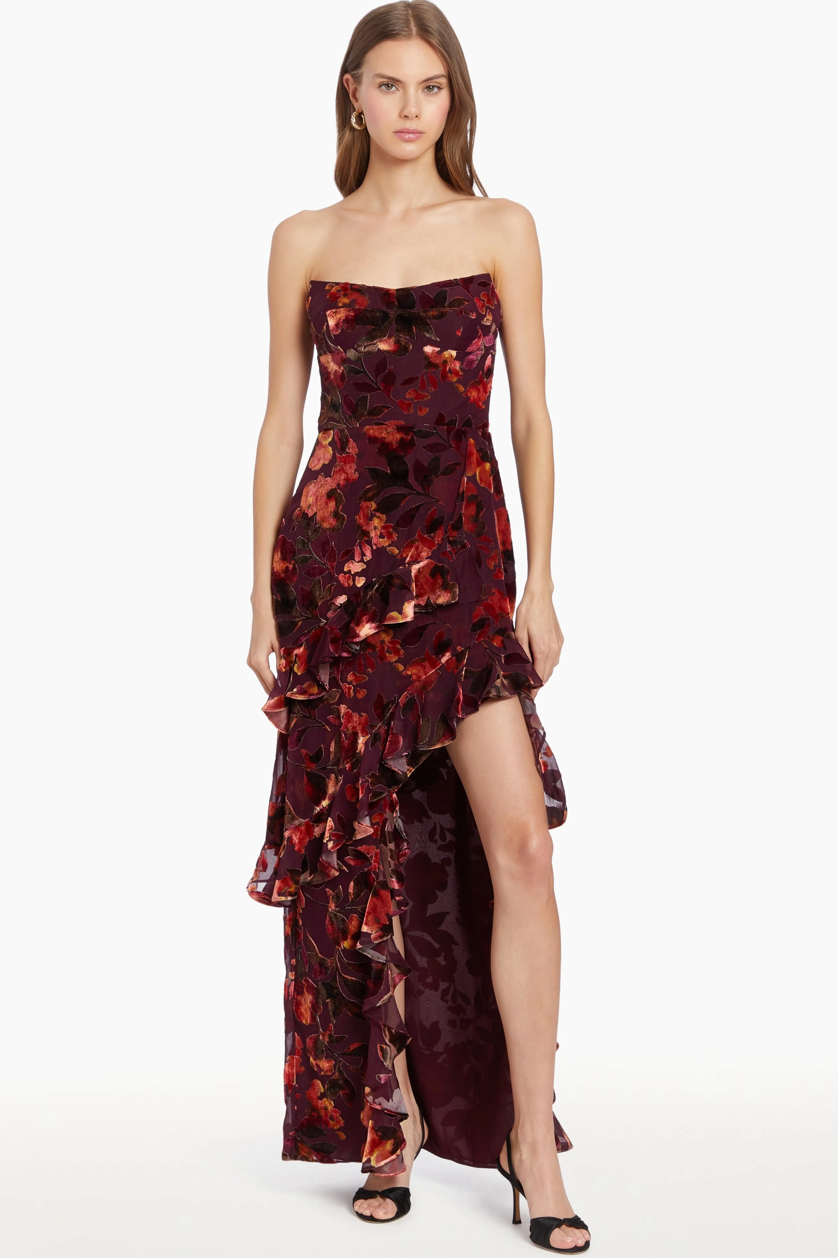 Cheap Amanda Uprichard Magnolia Maxi SorrelBurnout