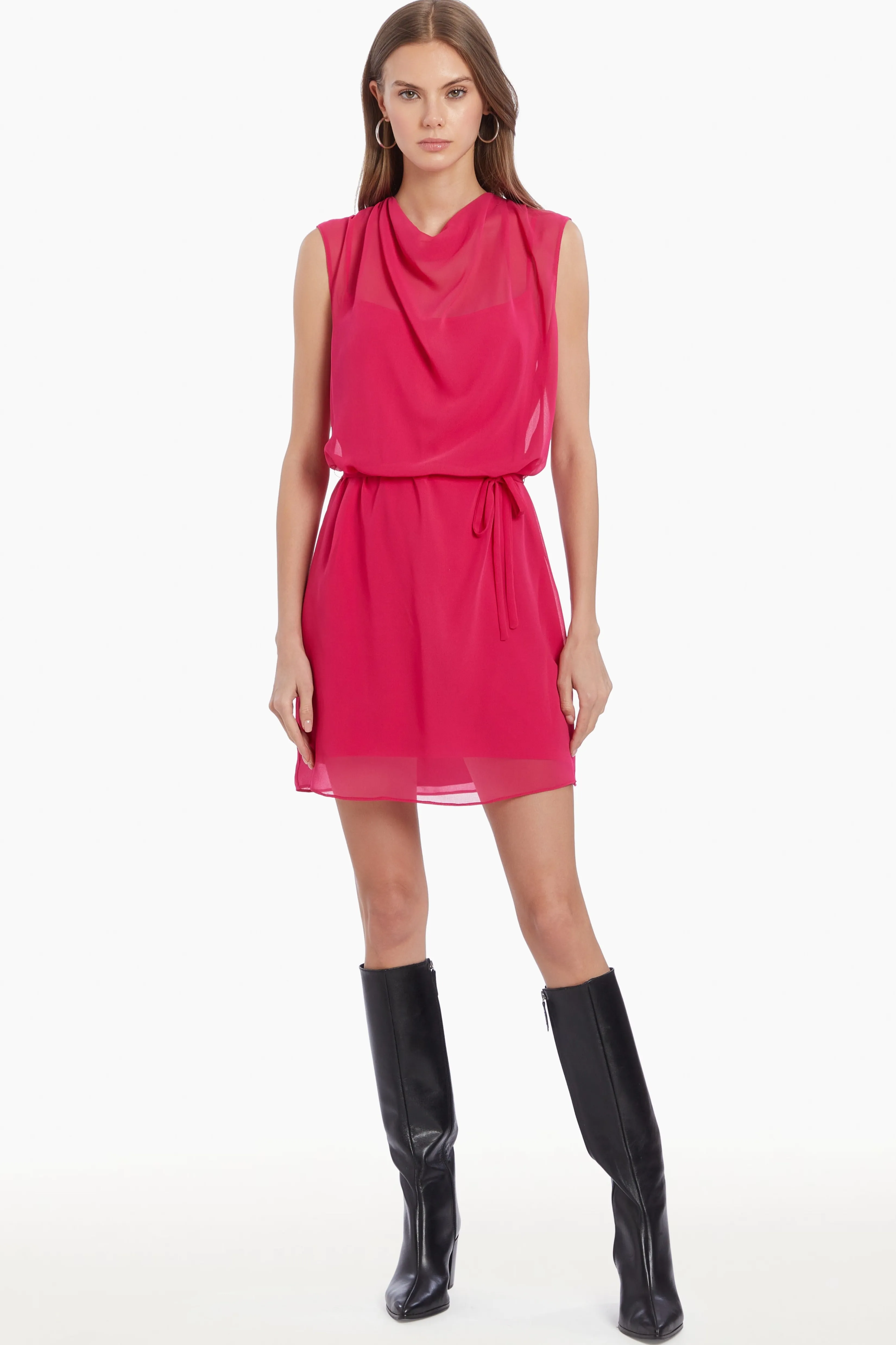 Sale Amanda Uprichard Melby Dress Magenta