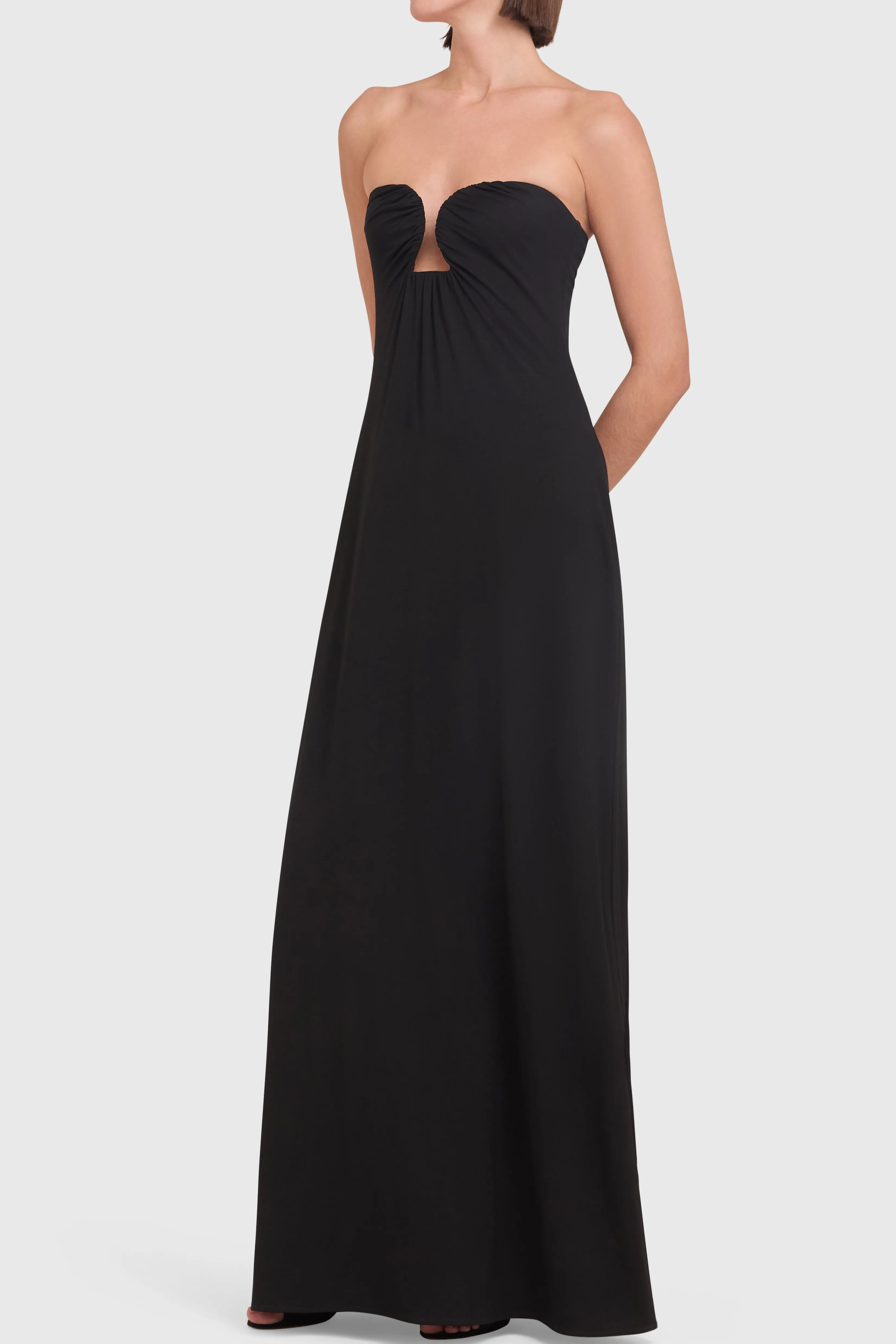 Shop Amanda Uprichard Saladana Maxi Black