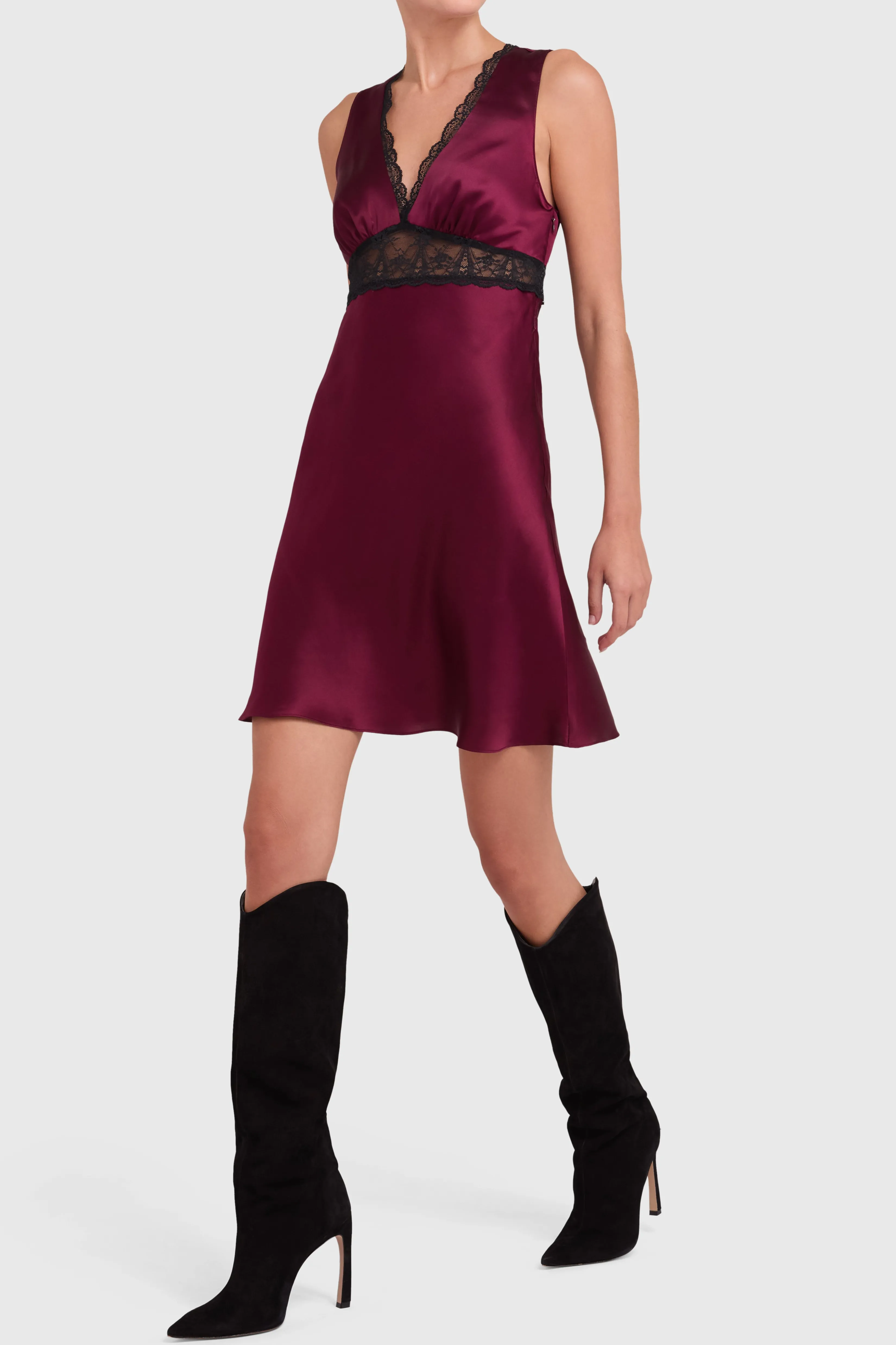 Clearance Amanda Uprichard Seren Dress Wine