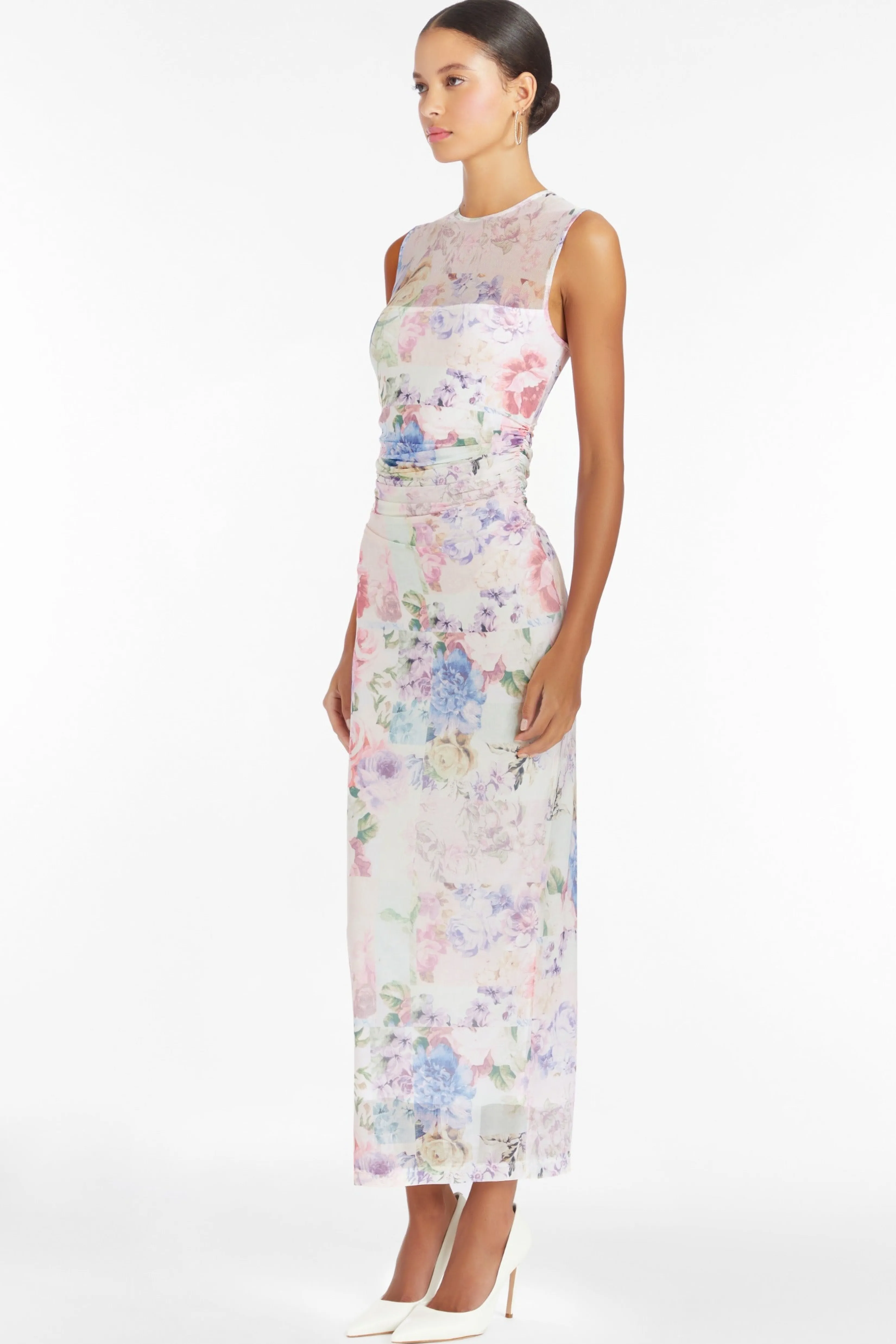 Shop Amanda Uprichard Sleeveless Lyle Midi Dress Lorelei