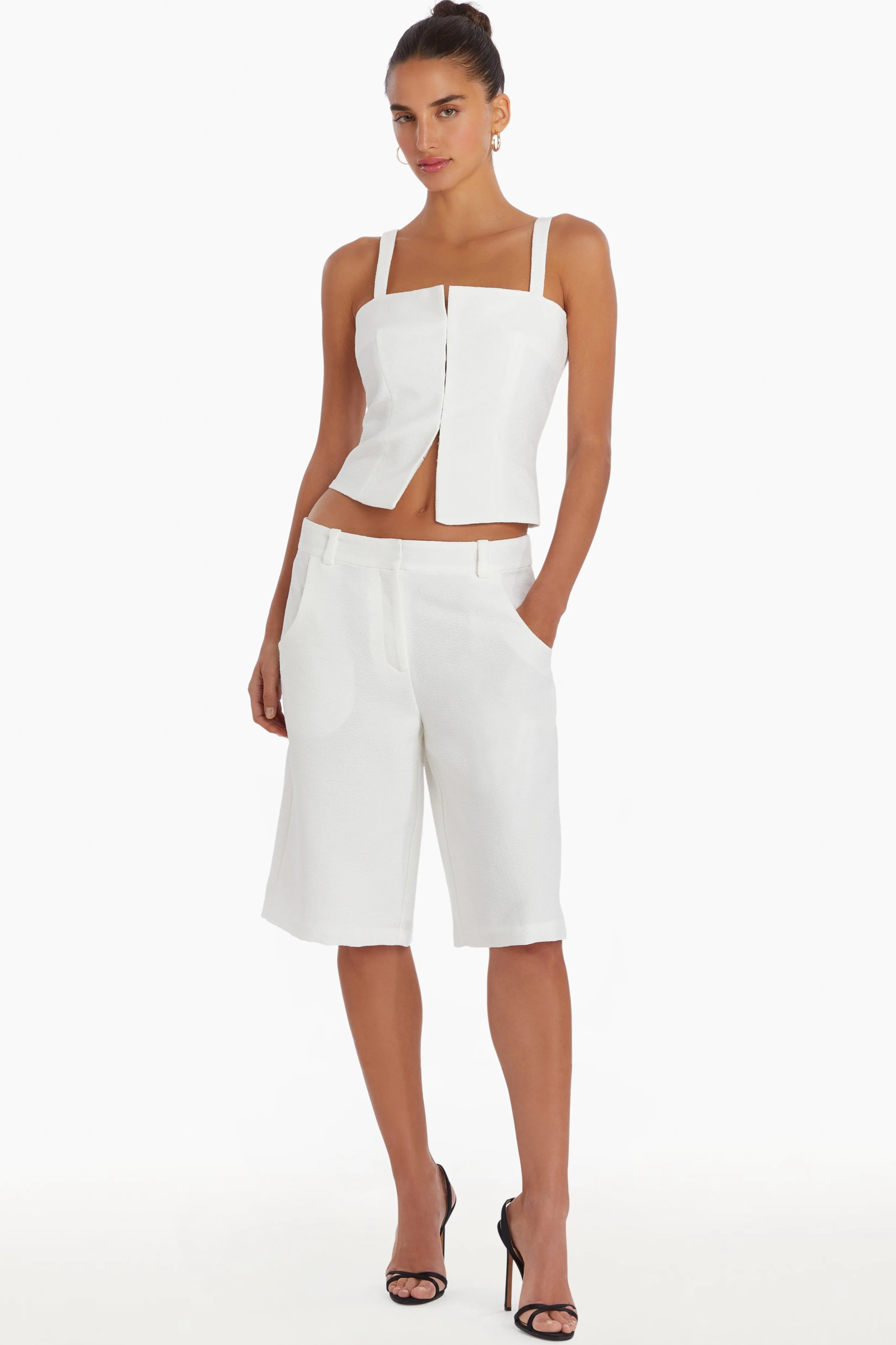 Best Sale Amanda Uprichard Tisha Top White