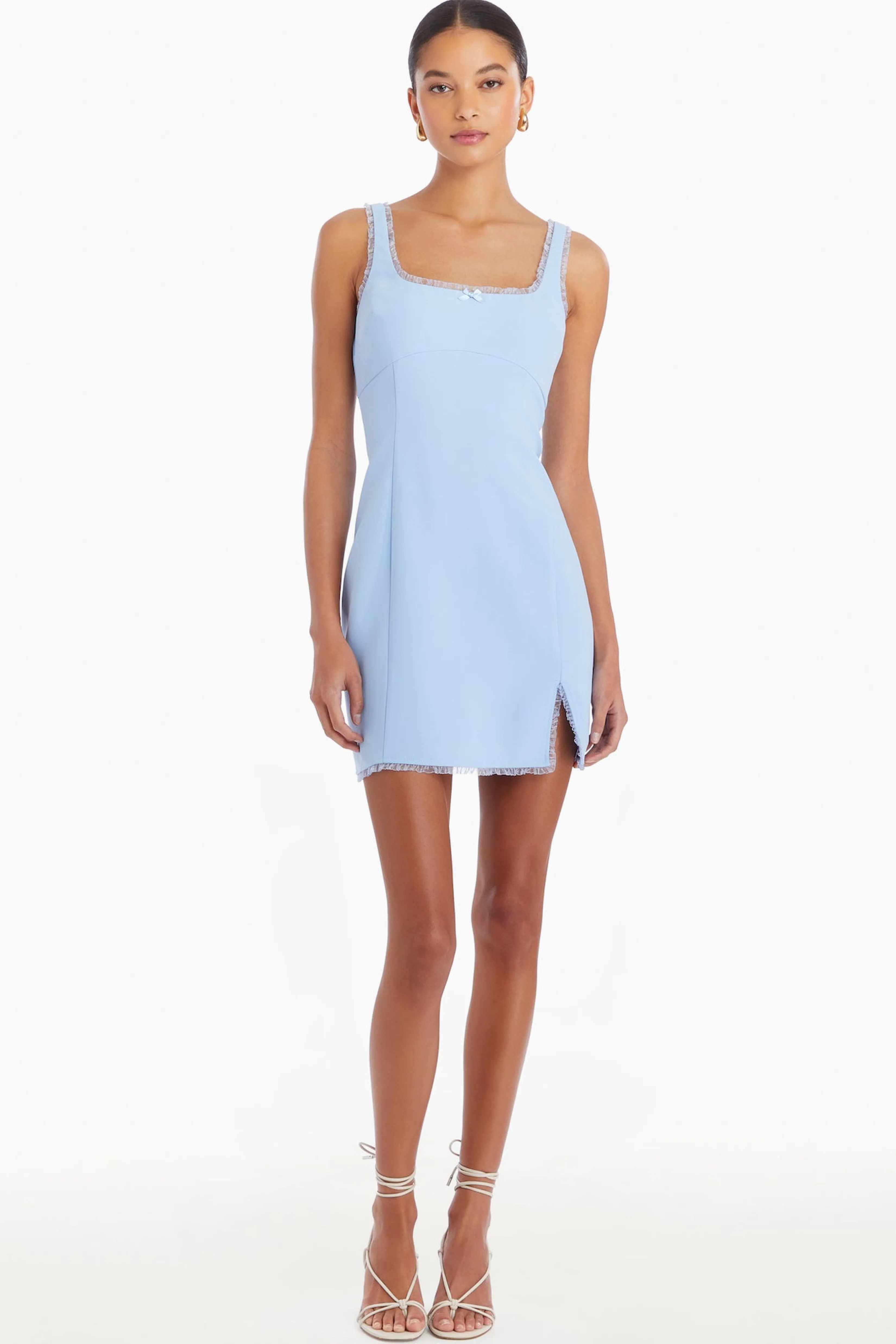 Outlet Amanda Uprichard Valetta Dress BabyBlue